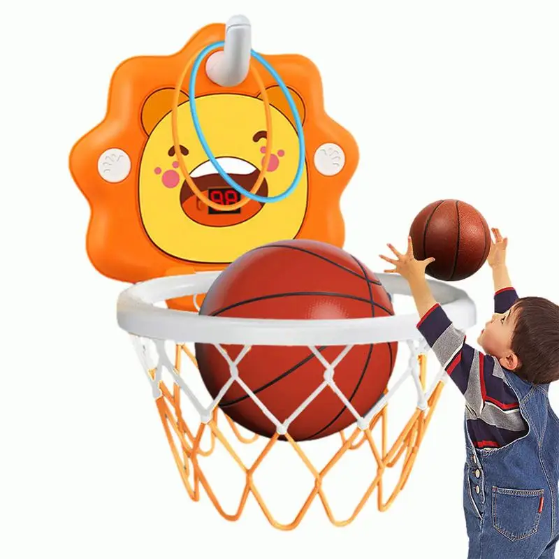 

Светодиодные баскетбольные обручи, настенные рандомные игрушки для детей, Автоматический Внутренний обруч, подарок на день рождения для девочек и детей