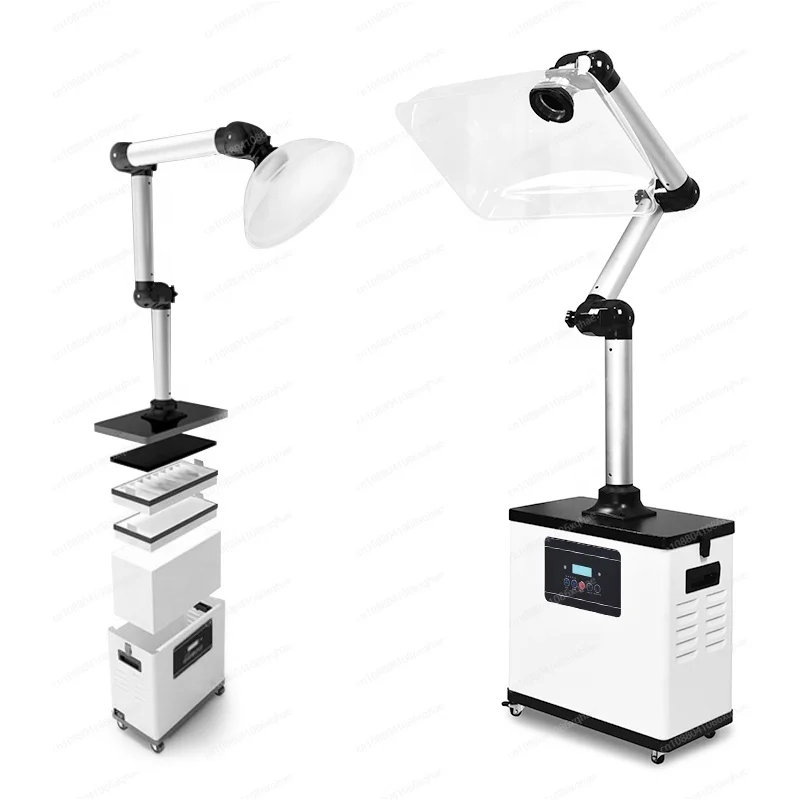 

Smoke Collector Dust Removal System Exhaust Moxibustion Hair Keratin Flue Gas Extractor