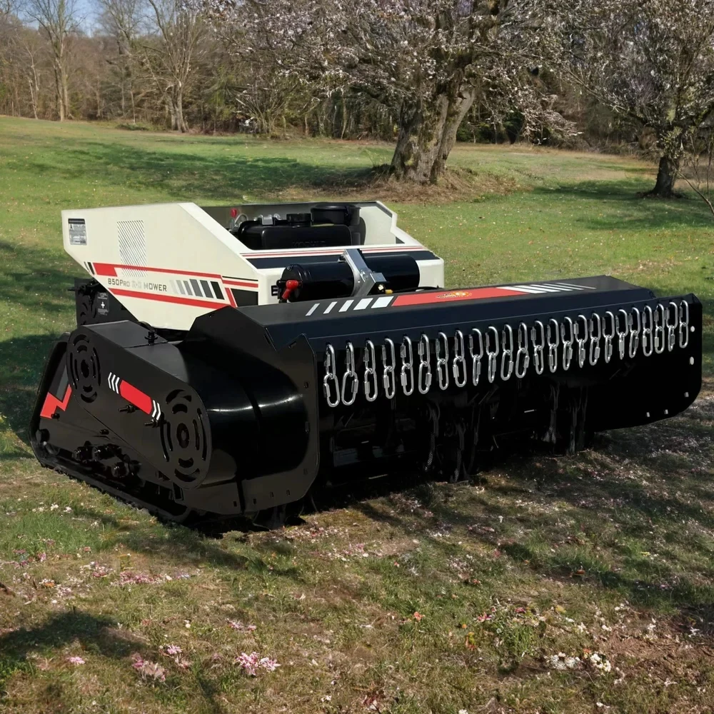 عرض القطع 80 سنتيمتر 100 سنتيمتر 120 سنتيمتر التحكم عن بعد جزازة الزاحف جزازة flail #2