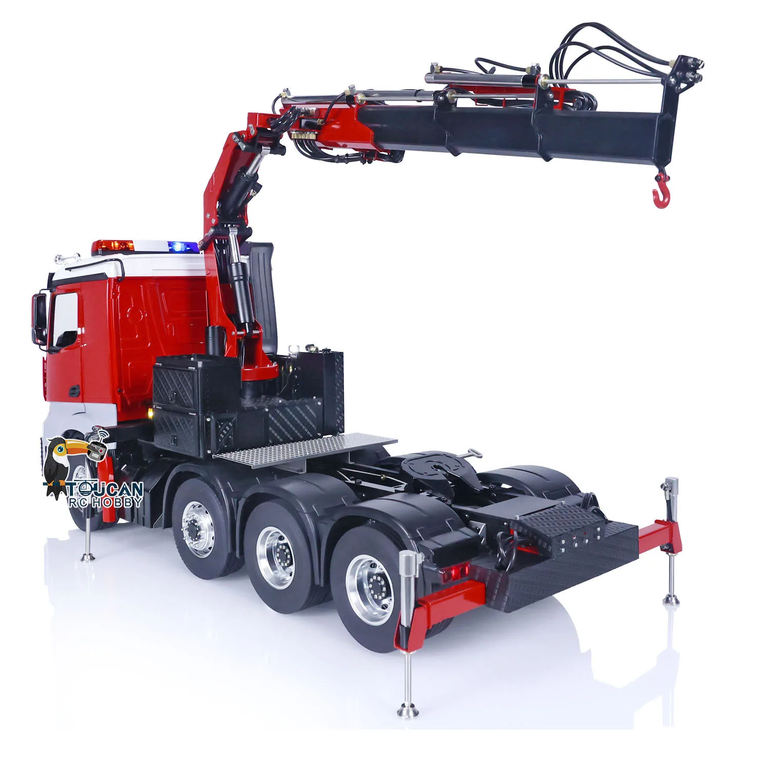 8x8 LESU 1/14 RC Hydraulic Crane Truck Tractor Metal Chassis Car PL18EV Light Sound Systems Toys Birthday Gifts THZH1597