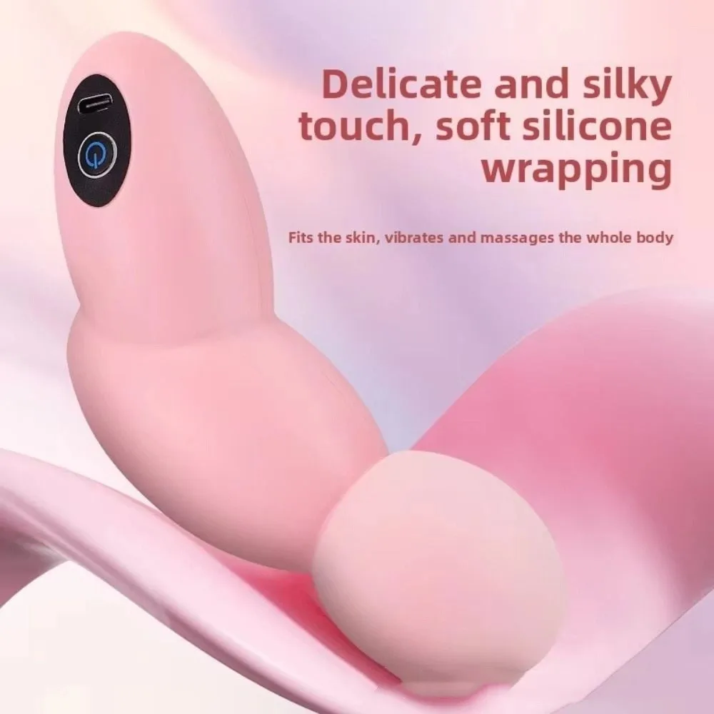 Adjustables Mini Fascia Massager Wear Resistant Easy To Operate Deep Tissue Massage Device 6-speed Soft Massage Head