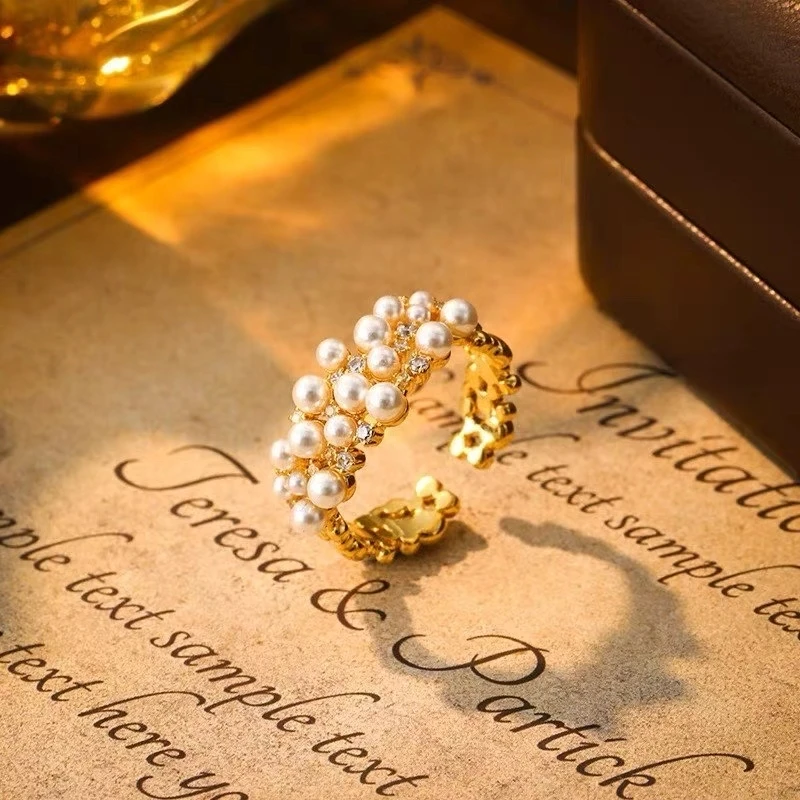 S925 Sterling Silver Adjustable Ring Mount Settings Findings Mountings Accessory Parts Fittings for 2.5-3mm Pearls 5pcs/lot