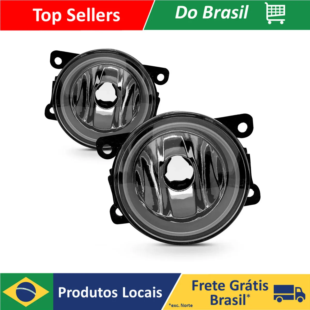 HEADLIGHT Par MILE Nebline Auxiliary UNIVERSAL POLICARBONATE ARO SILVA