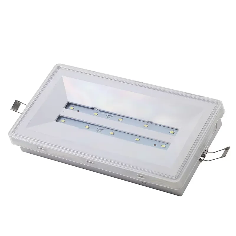 for Permanent Battery Backup Rechargeable IP20 Embedded LED Plastic Emergency Light