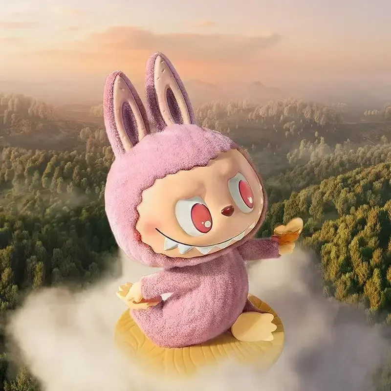 

POP MART THE MONSTERS Lazy Yoga Series слепая коробка для догадок сумка-сюрприз Mystery Box куклы подарок для девочек коллекция настольных украшений