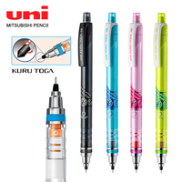 1pcs Japan UNI Mechanical Pencil Kuru Toga Automatic Rotation M5-450T Drawing 0.5mm Original HB/2B Kawaii School Stationery