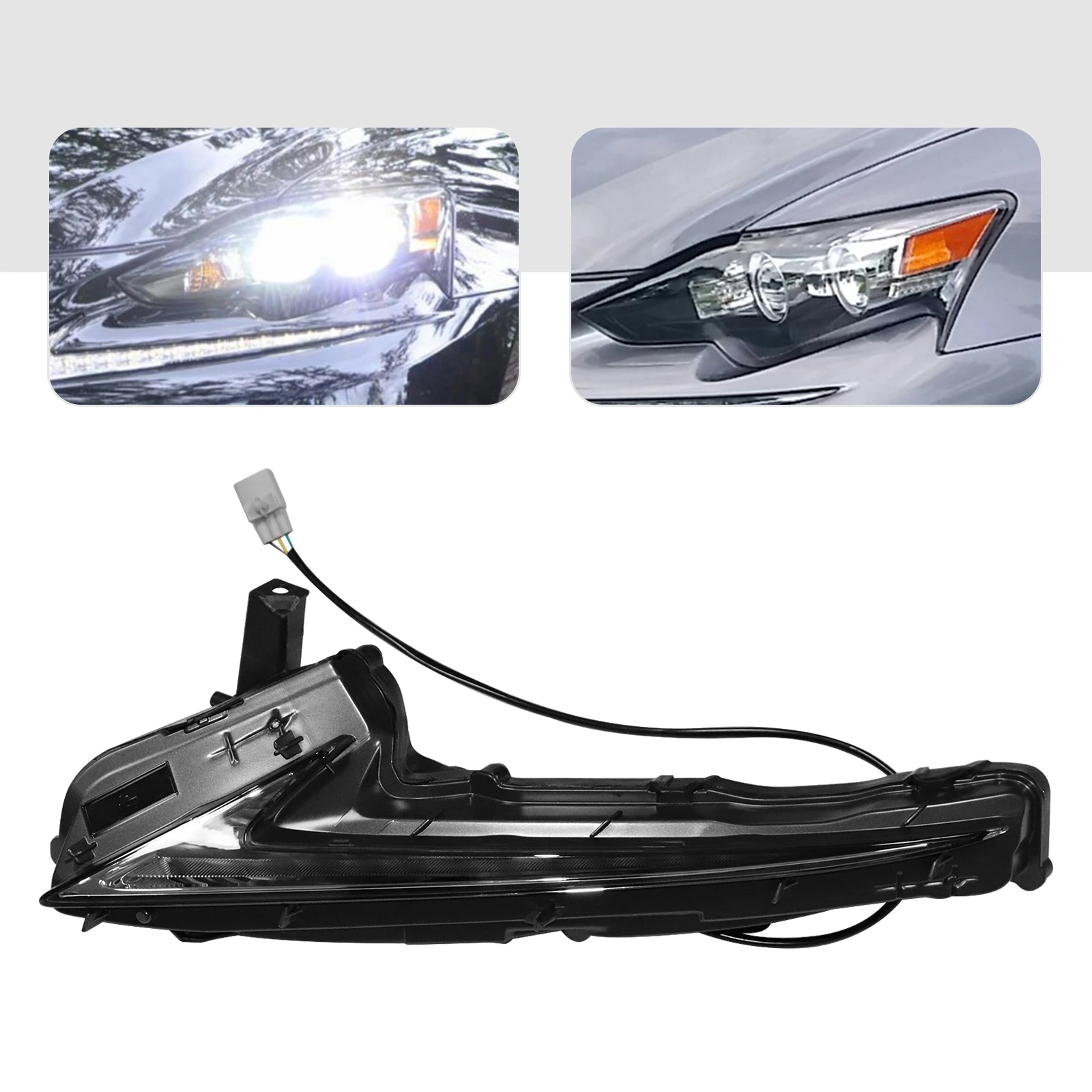 

LED DRL Daytime Running Light Left side Driver side For 2014 2015 2016 Lexus IS200t 250 300 350 8162053031