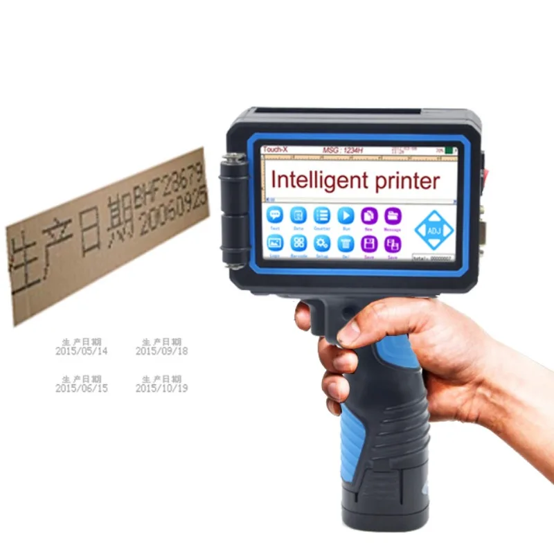 Industrial Corrugated Box Online Thermal Portable Handjet Hand Held Ink Jet Label Coding Handheld Inkjet Printer