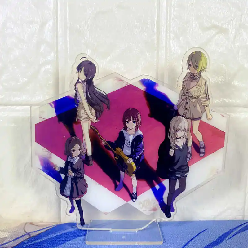 Anime GIRLS BAND CRY Acrylic NINA ISERI MOMOKA KAWARAGI Stand Figure Display Cosplay Charm Cartoon Desktop Model Plate Xmas Gift