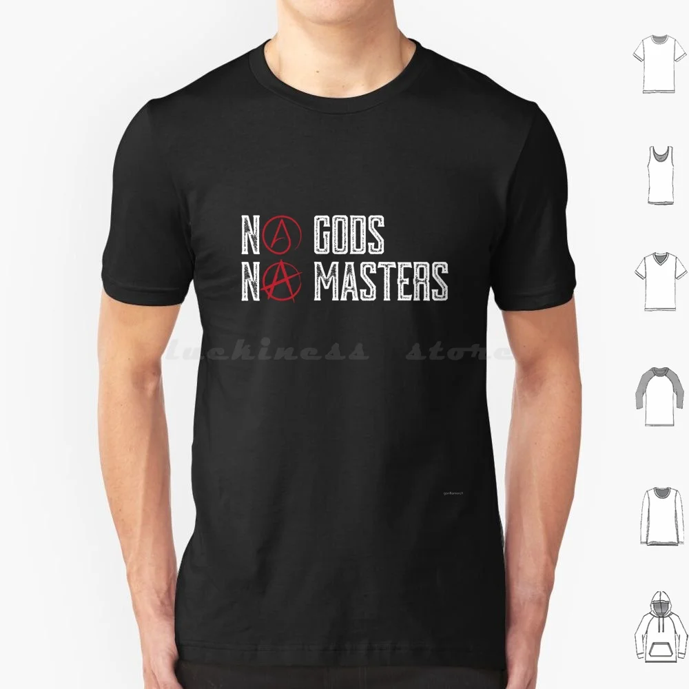No dioses, sin maestros. Camiseta anarquista ateo hombres mujeres niños 6xl anarquista ateo anarquía ateismo anarquismo sin dioses No
