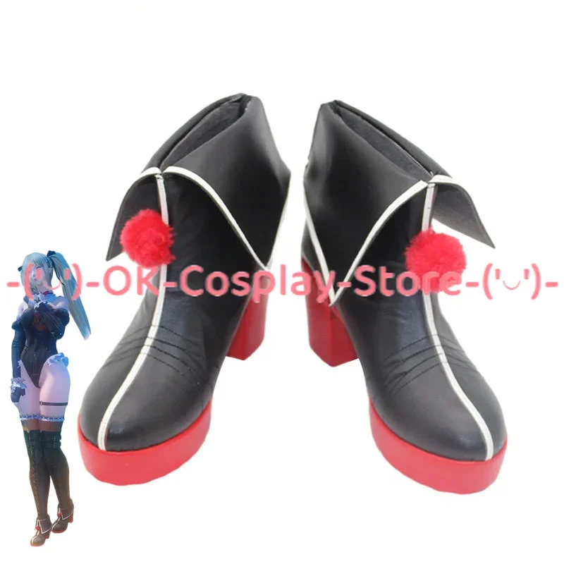 

Туфли для косплея Мари розой, обувь для Хэллоуина из искусственной кожи, Аниме Реквизит для косплея, изготовленные на заказ