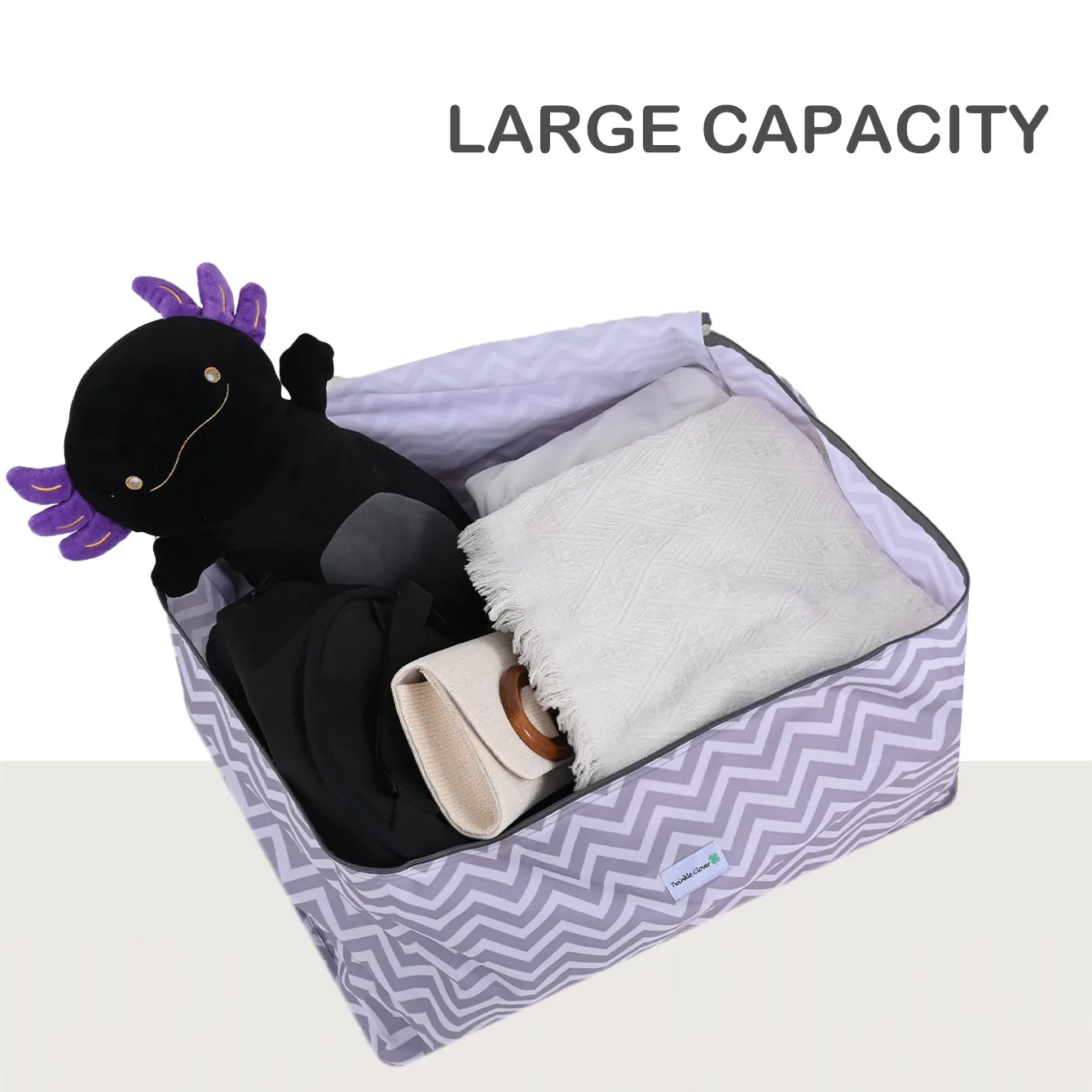 حقائب تخزين للمنزل، حقيبة متحركة للسفر للملابس، تنظيم الفراش، منظم أمتعة محمول قابل للطي، تخزين متعدد الأغراض #3