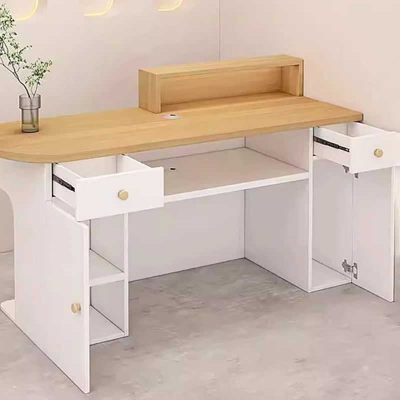 Unique creative storage, stylish luxury reception desk office furniture