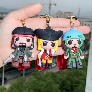 캐리비안의 해적 귀여운 인형 펜던트 애니메이 10 최고의 판매 해적 키 체인 - №9