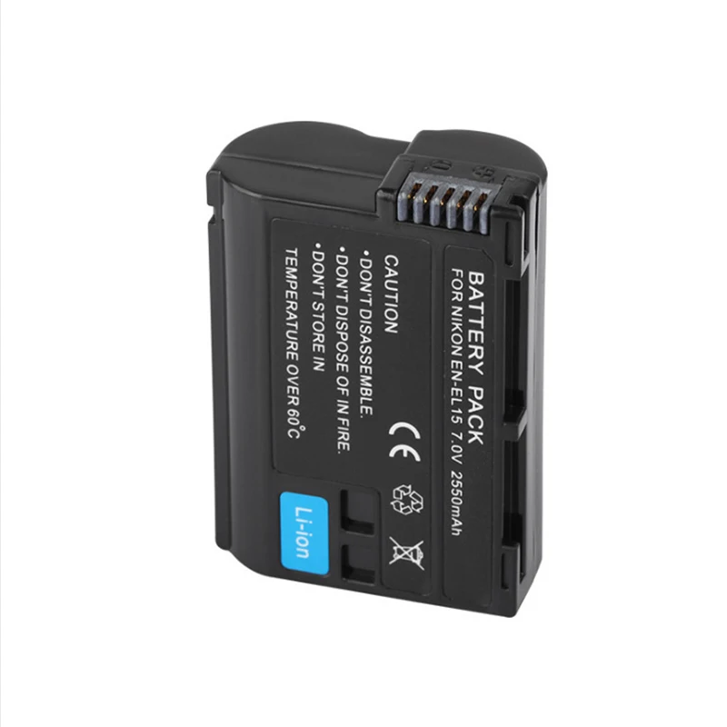 

EN-EL15 ENEL15 EN EL15 Li-ion Battery for Nikon Z6 D7000 D7100 D7200 D500 D750 D800 D800E D810 D850 D600 D610 Camera Battery