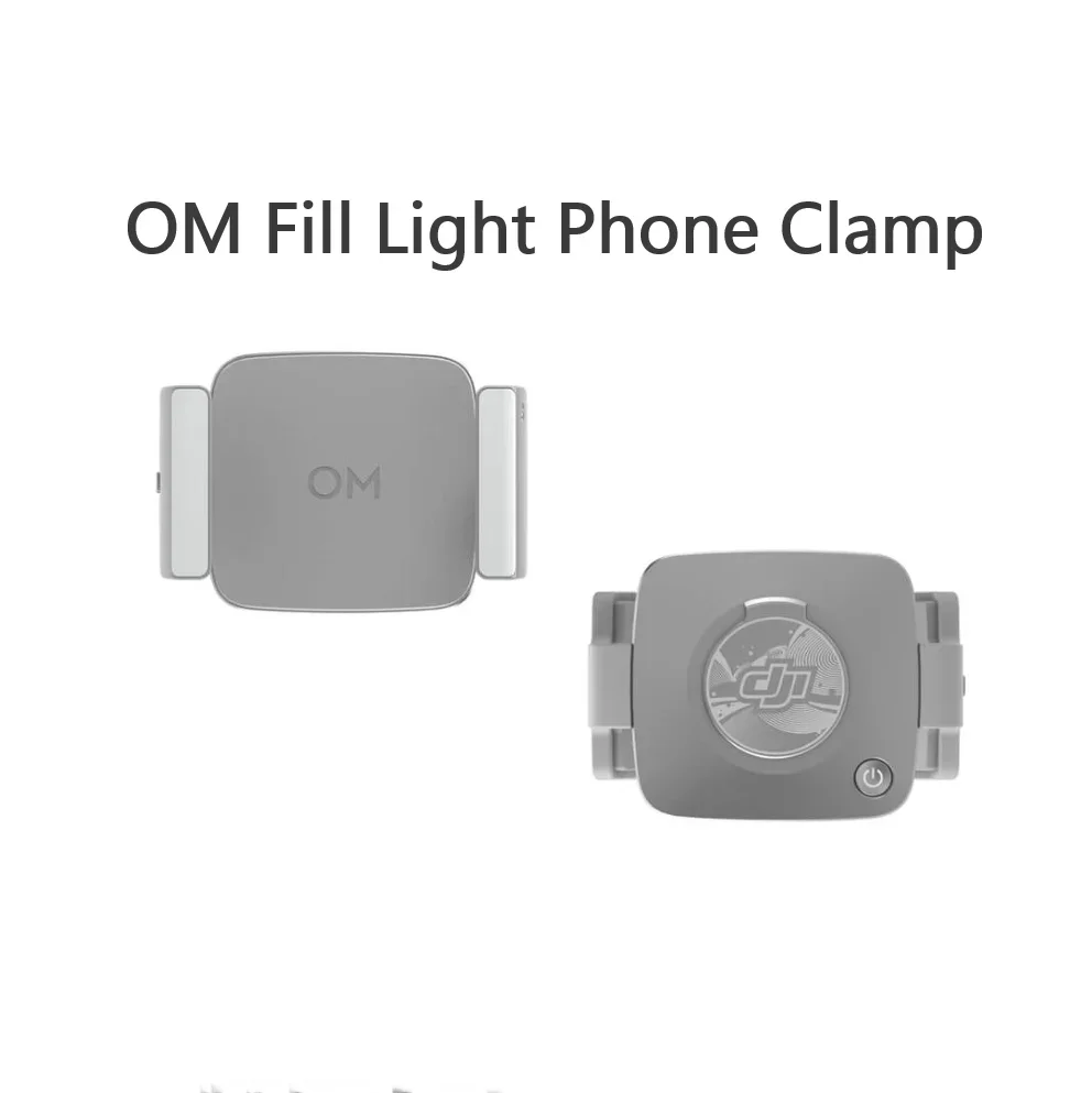 DJI OM Fill Light Phone Clamp for DJI Osmo Mobile 6/OM 5/OM 4 SE/OM 4 Magnetic Design