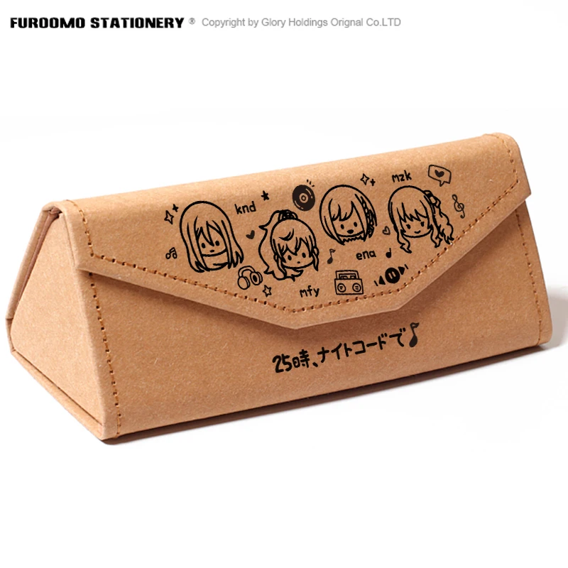 

Anime Project Sekai YOISAKI KANADE AKIYAMA MIZUKI Cosplay Spectacle Case Cartoon Glasses Box Cases Ornament Xmas Gift