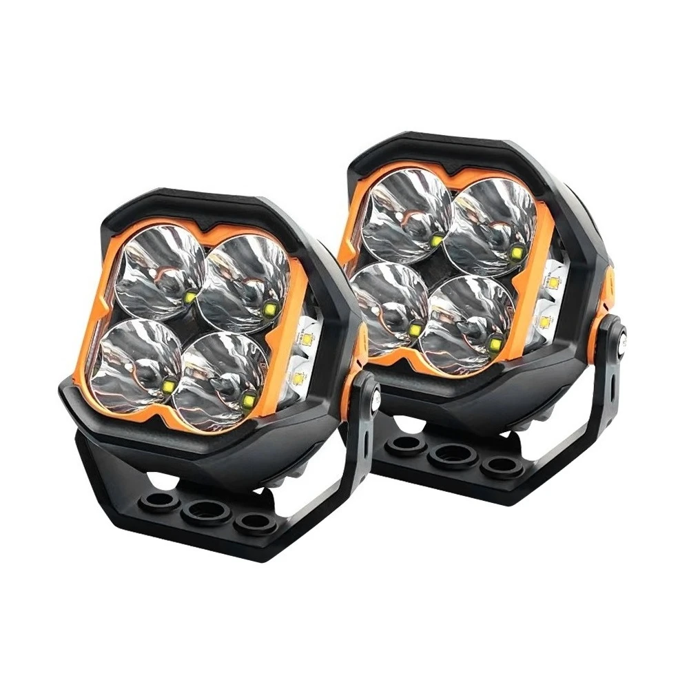 5-Inch 128W Car Auxiliary Light Spotlight Floodlight LED Off-road Vehicle Work Light