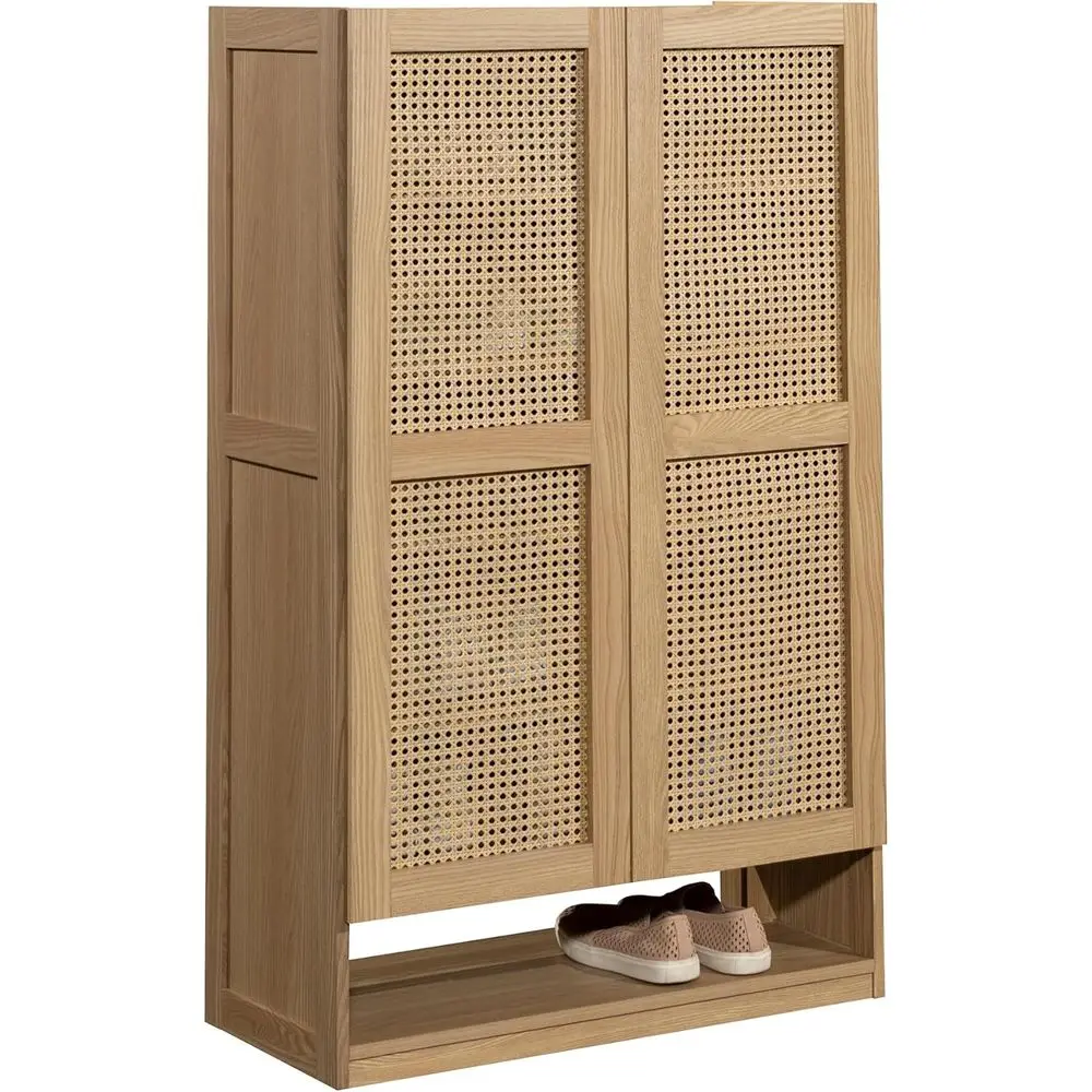 

Эклектический шкаф для хранения, гармоничная отделка под ясень