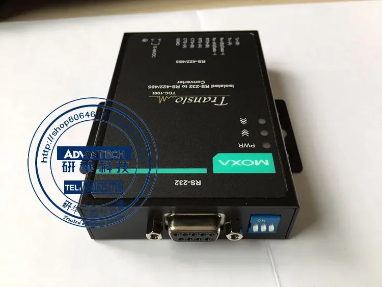 MOXA TCC-100I Convertidor industrial RS232 y RS422/485 aislado