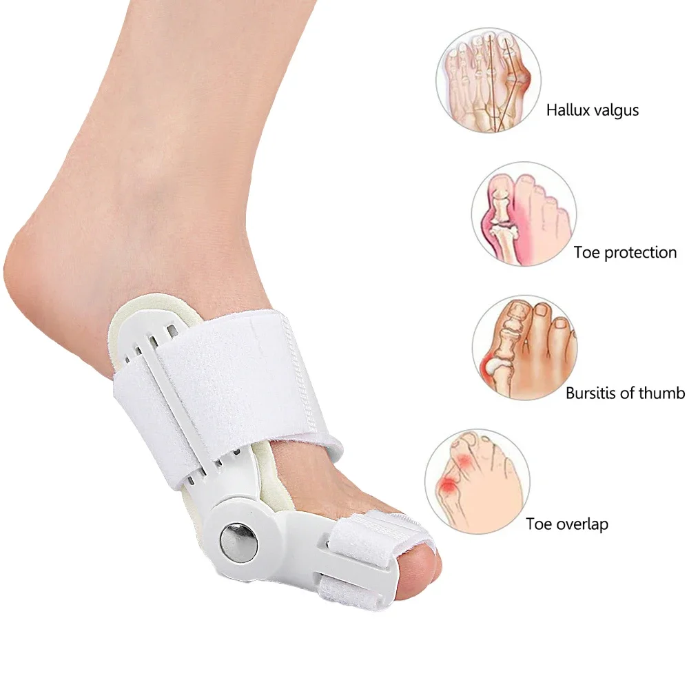 1Pcs Bunion Corrector for Women Man, Hallux Valgus Brace Splint Pads Bunion Big Toe Separators Straightener