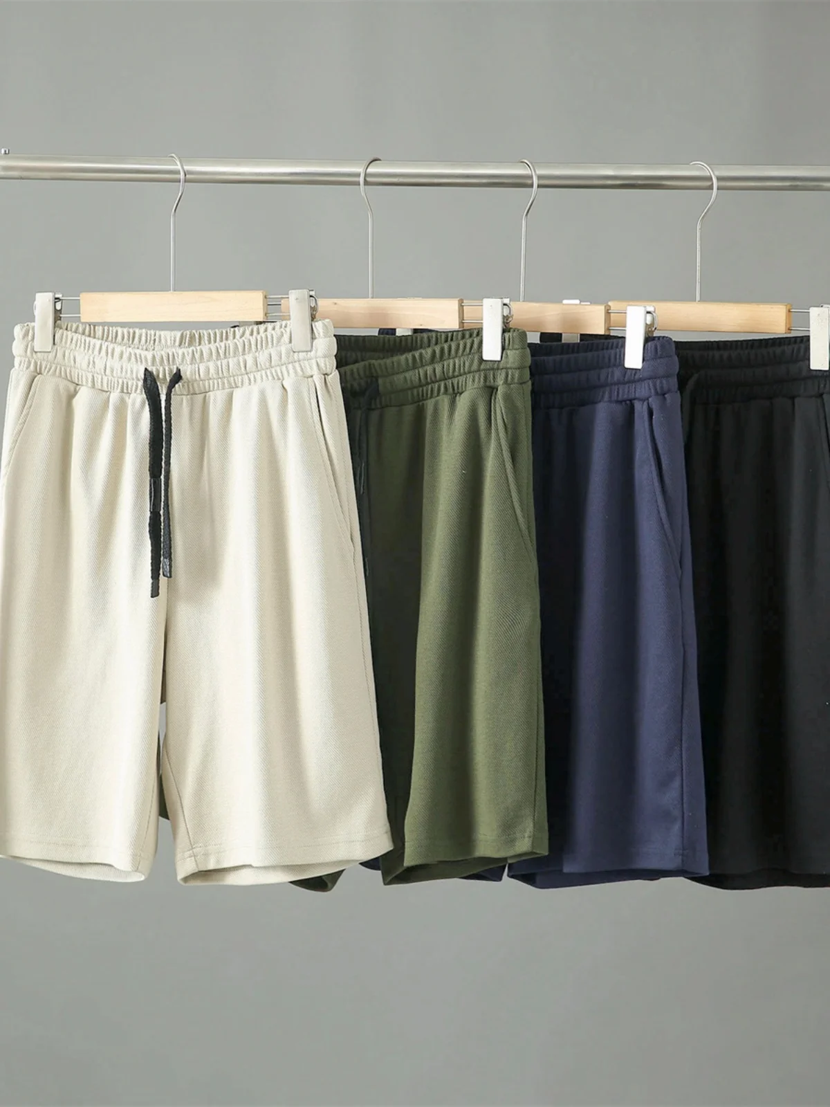 

Casual Knitted Fabric orts Men's Summer New Sle Sport Leisure Five-Point Home orts Breathable Comfortable Faion Urban...