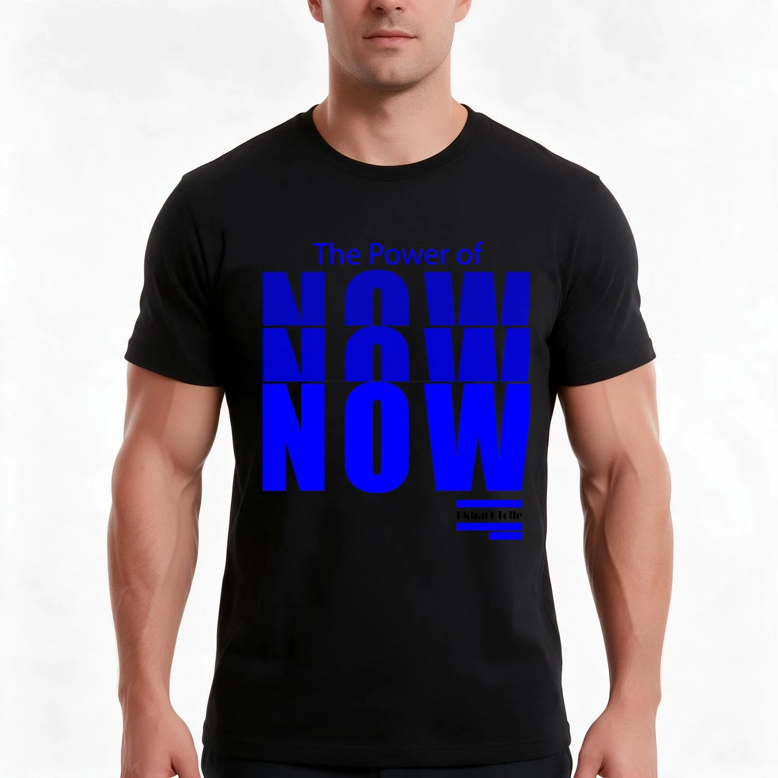 NOW by Eckhart Tolle Unisex T-Shirt, Summer Casual Cotton Tee, Oversized Streetwear Tops, Vintage Graphic Print, 100% Cotton