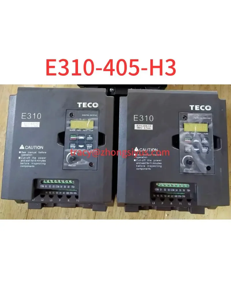 

Used E310 converter, E310-405-H3,3.7 kw 380V, function package