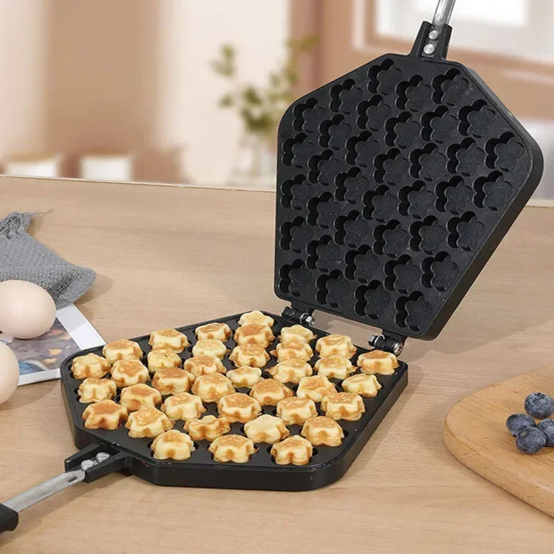 Qq-卵バブルケーキベーキングパンモールド、ゲッツローラー、鉄アルミニウム芝金ワッフルメーカー金型、焦げ付き防止コーティング、diyマフィンプレート