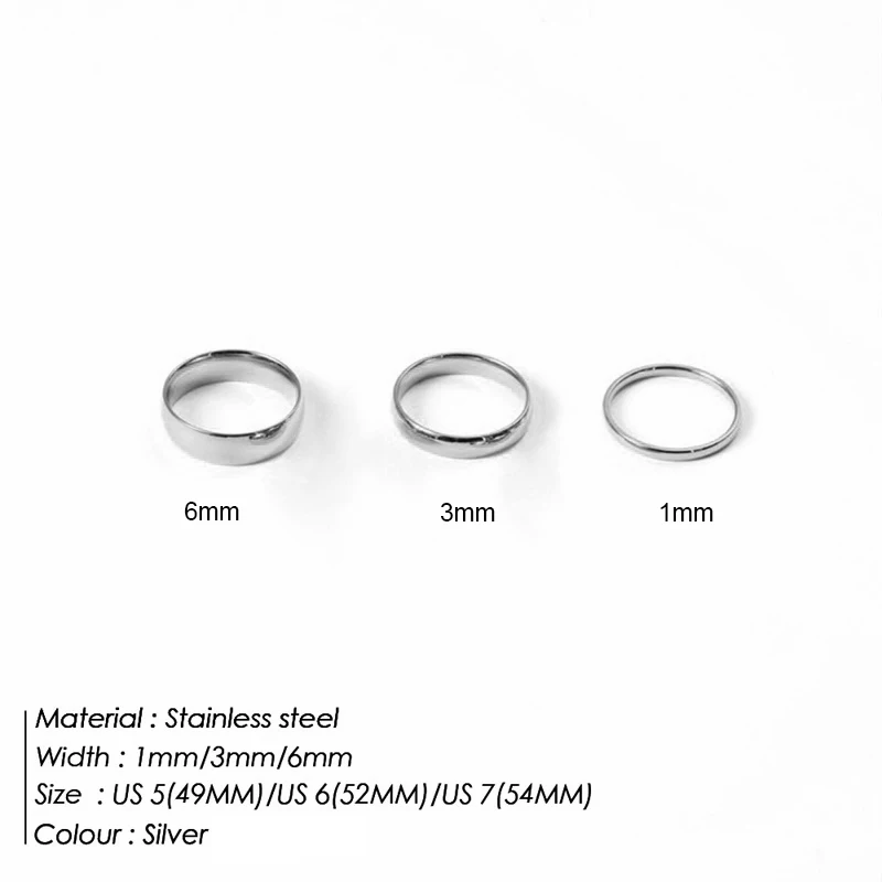 Stainless Steel Ring Promise Ring for Couples Jewellery for Women Engagement Ring Mood Ring Gold Color Rings for Women Ring