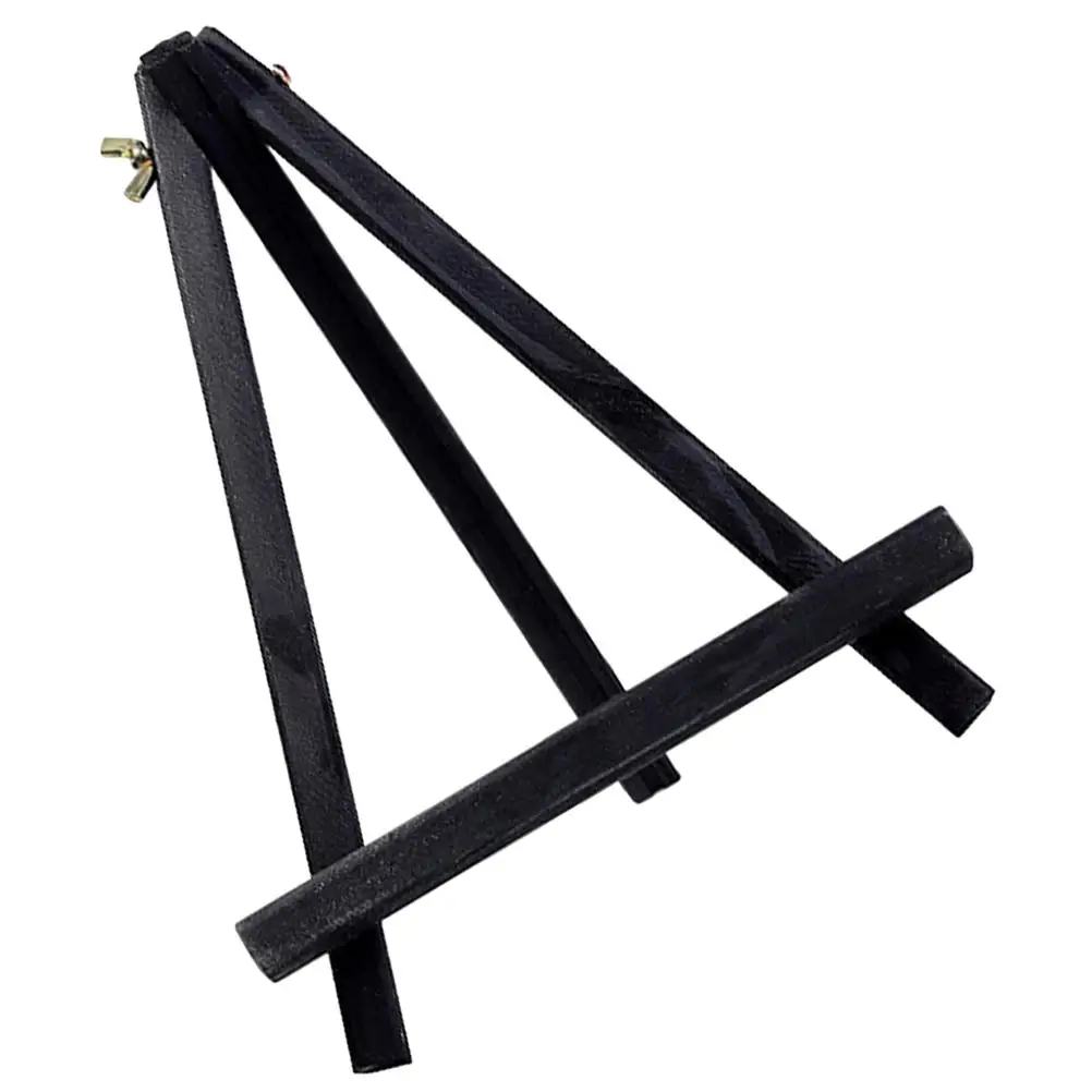 

Children Easel Mini Wooden Black Canvas Stand 24x18 Display Holder Lightweight Items Picture Easel Supplies Tabletop