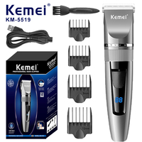 Kemei Hair Clippers for Men Professional Cordless Electric Beard Trimmer Men Cutting Barbers Haircut Waterproof with LED Display