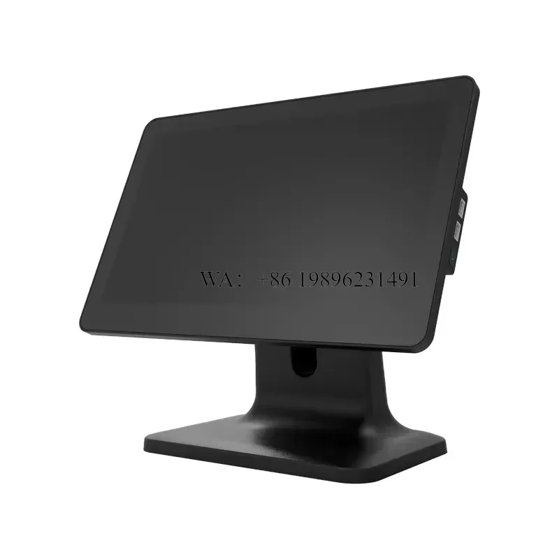 15.6-inch BOE Touchscreen Dual-screen POS Terminal Wi-Fi Bluetooth Support Windows 10/11 256GB SSD Black Design for Checkout