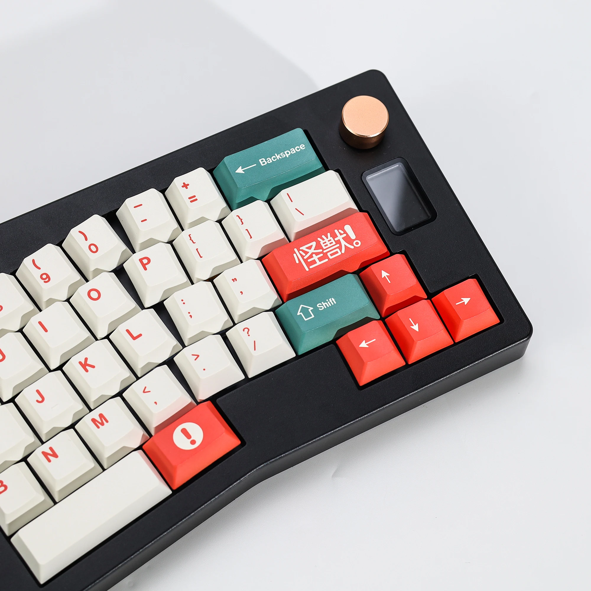 KBDiy Clone GMK Keycaps Retro GMK Kaiju Cherry Profile PBT ISO Tastenkappen für MX Magnetische Schalter 60 Gaming Mechanische Tastatur KIT – Detail 14