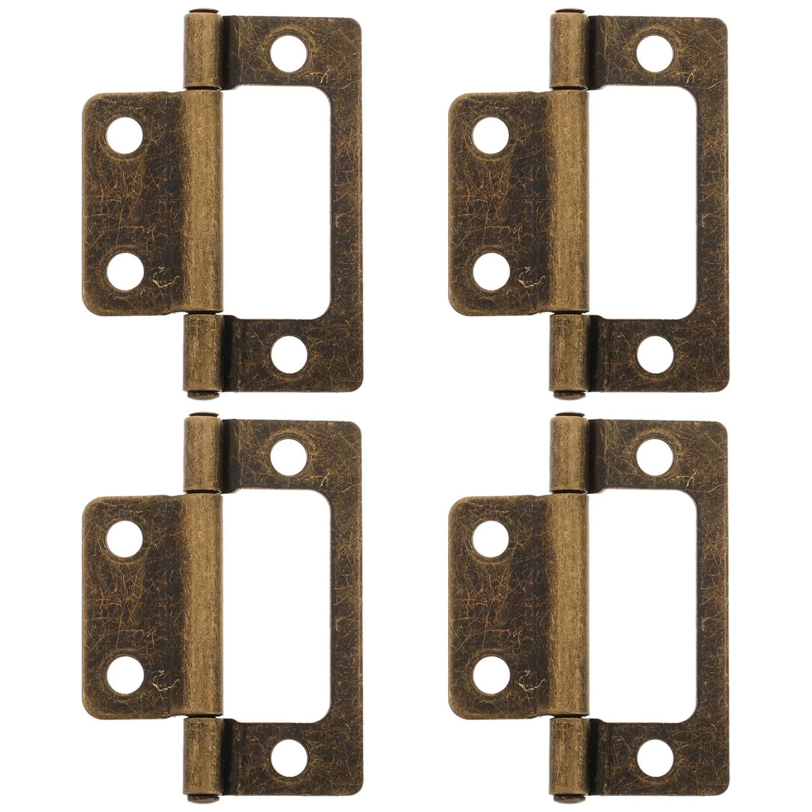 

4Pcs Rv Door Hinges Heavy Duty Vintage Style for Camper Cabinets Furniture Trailer Hardware Interior Wood Doors