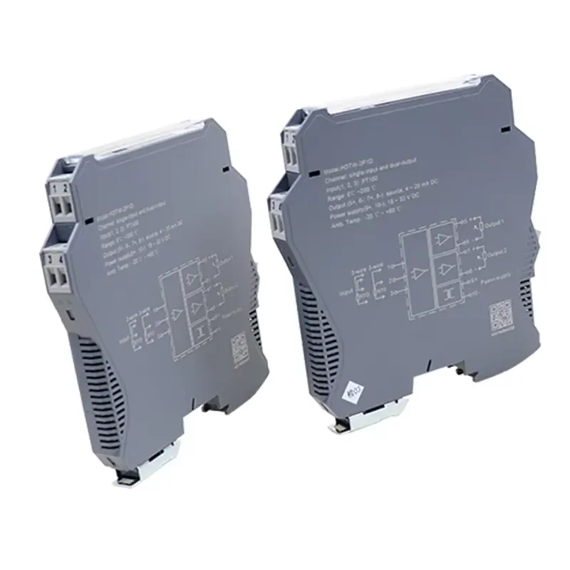 0-10v 1 in 2 Out Tc Converter Temperature Analog signal Isolator Thermal Resistant Thermocouple 4-20mA Signal Isolator - view 5