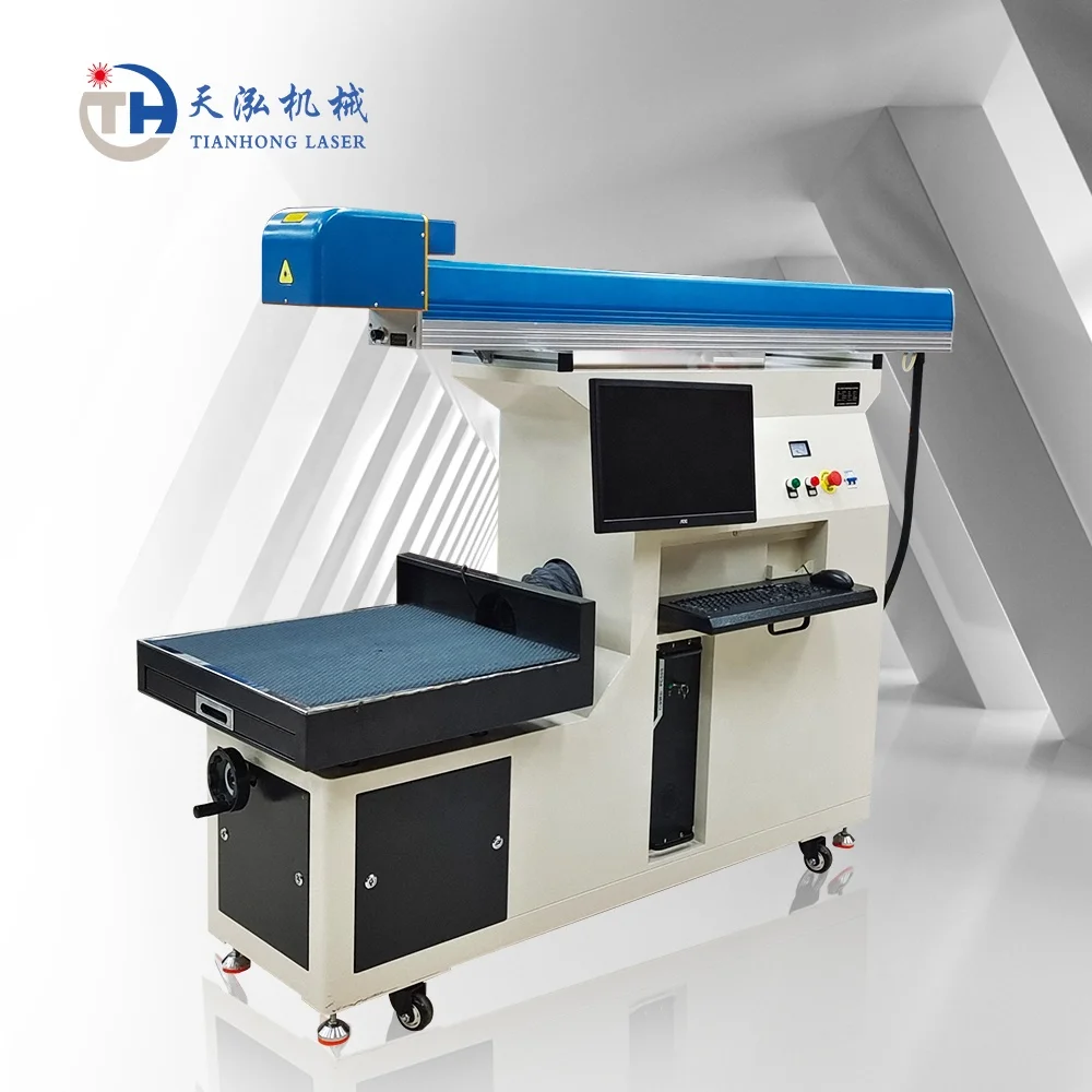 3D Feeltek Dynamic CO2 Galvo Laser Marking Engraving Machine 600*600 CO2 Laser Marking Printer For Wood Materials Wholesales