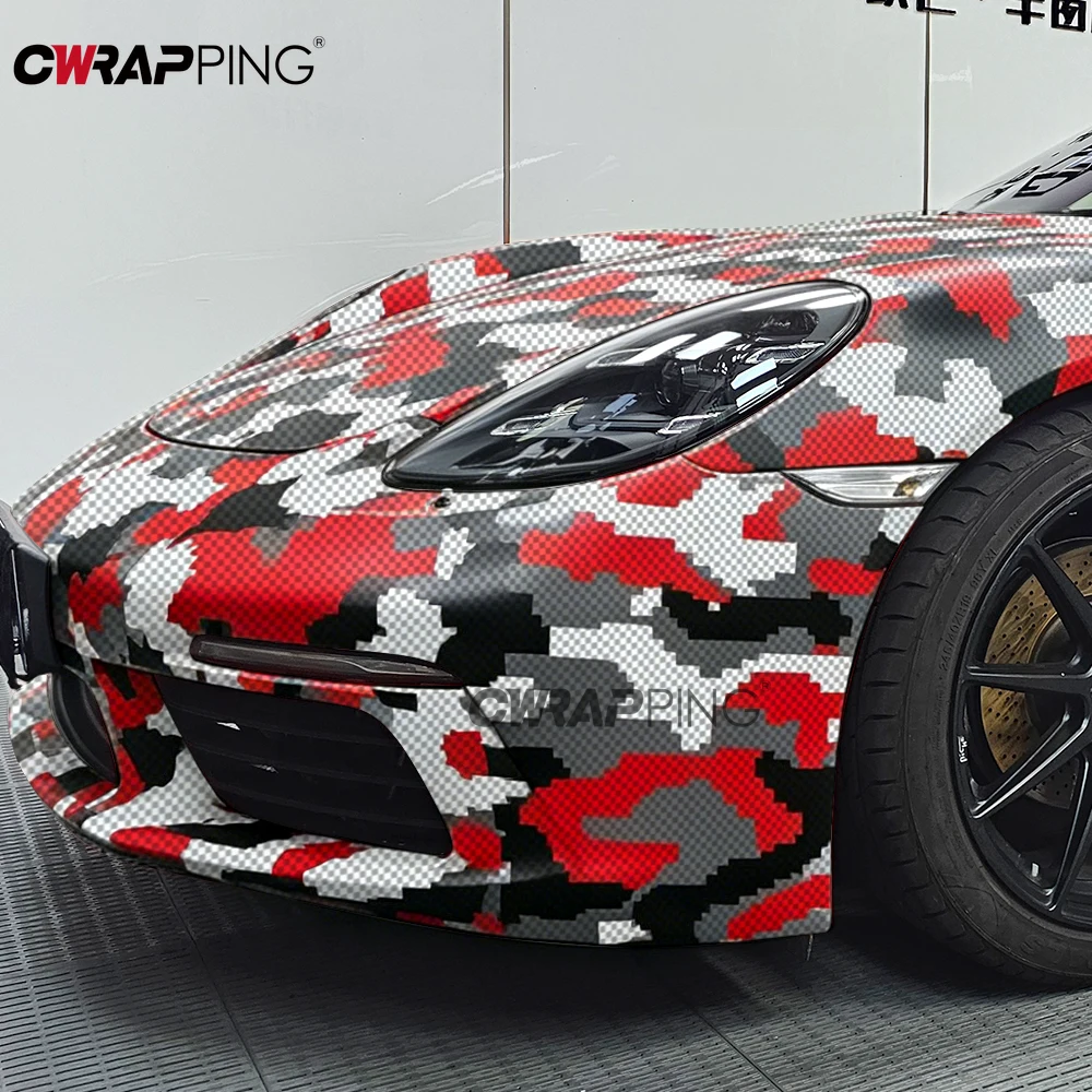 Stickers for Car Cover Self-adhesive Camouflage Printing Wrap Foil Car Film Covering Waterproof Anti-scratch Automotive Vinyl