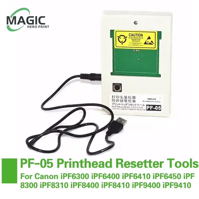 PF-05 Ripristino della testina di stampa per Canon iPF6300 iPF6400 iPF6410 iPF6450 iPF8300 iPF8310 iPF8400 iPF8410 iPF9400 iPF9410 Testina di stampa