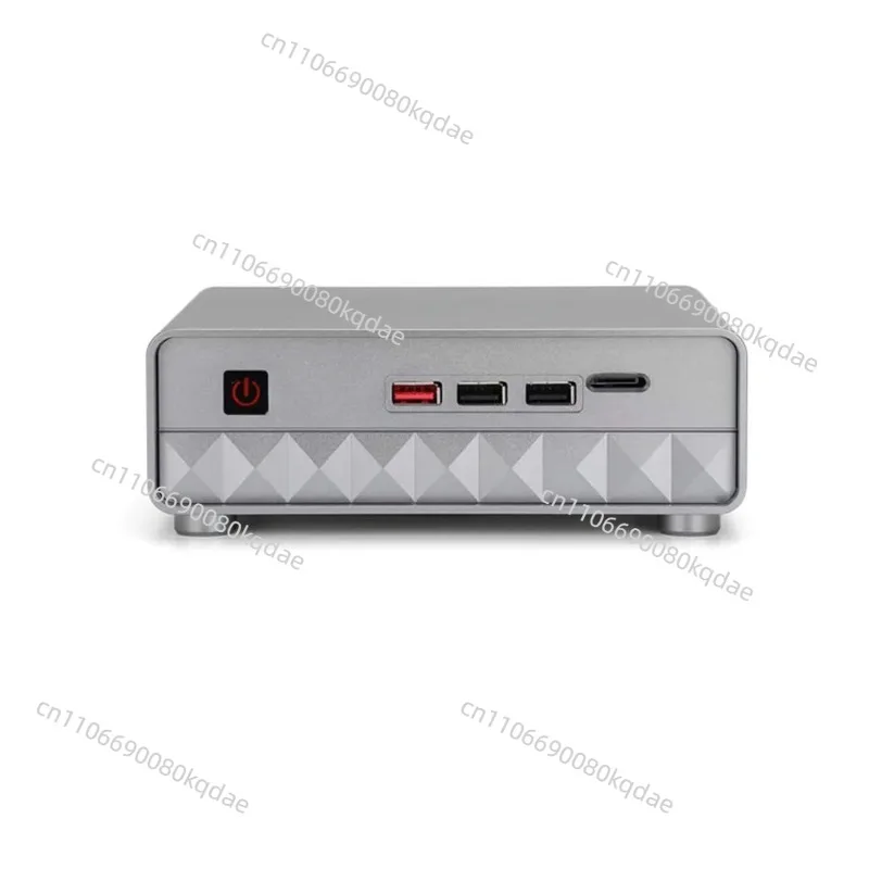 M1 Mini 4‑Bay Compact Storage Unit, M.2 NVMe PCIe3.0×1, N100 / I3‑N305 Chip, Soft‑Router Function Household Mini Host