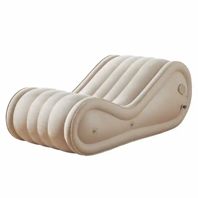 One-click inflatable sofa, lounge chair, leisure outdoor portable sofa, home air bed, fun bed, lazy sofa