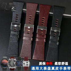 For DIESEL Leather Large Watch Strap Dz4323 Dz1405 Dz1657 Police Large Dial Watch Band