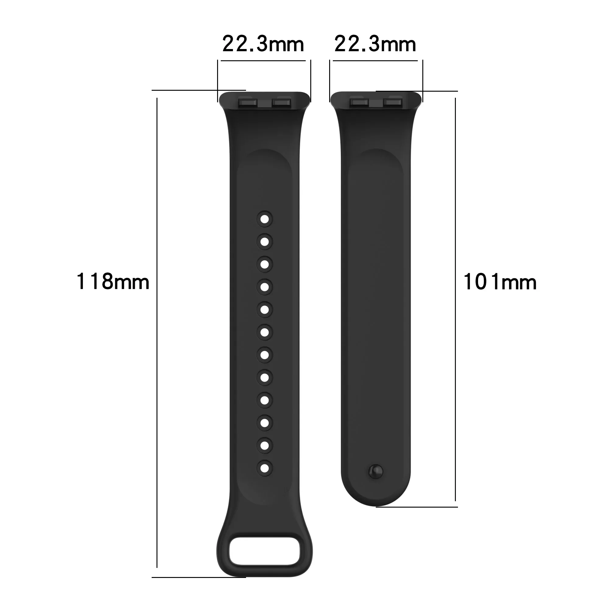 Silicone Strap for Honor Band 9, substituição do relógio inteligente, pulseira ajustável, acessórios pulseira