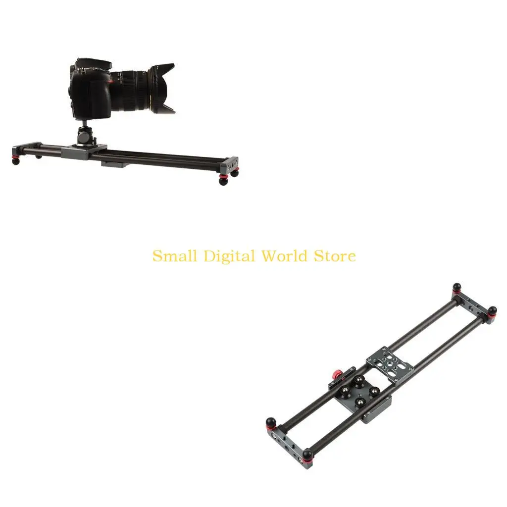 77ub-アルミ合金ビデオカメラスライダー優れた互換性-1-4-インチネジマウントカメラスライダー微調整ダンピングロック