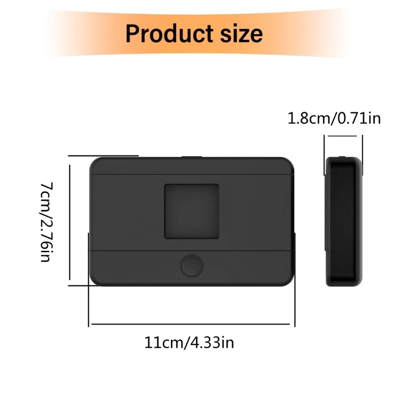 SS8S Antiscratch Silicone Case for 4G Router M7350 Mobile Hotspot Protector