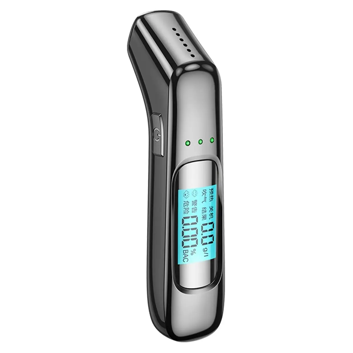 ABPP Professional Breathalyzer Alcohol Tester - Digital LCD Display, Portable, with 3-Color Indicator, Alcohol Detector