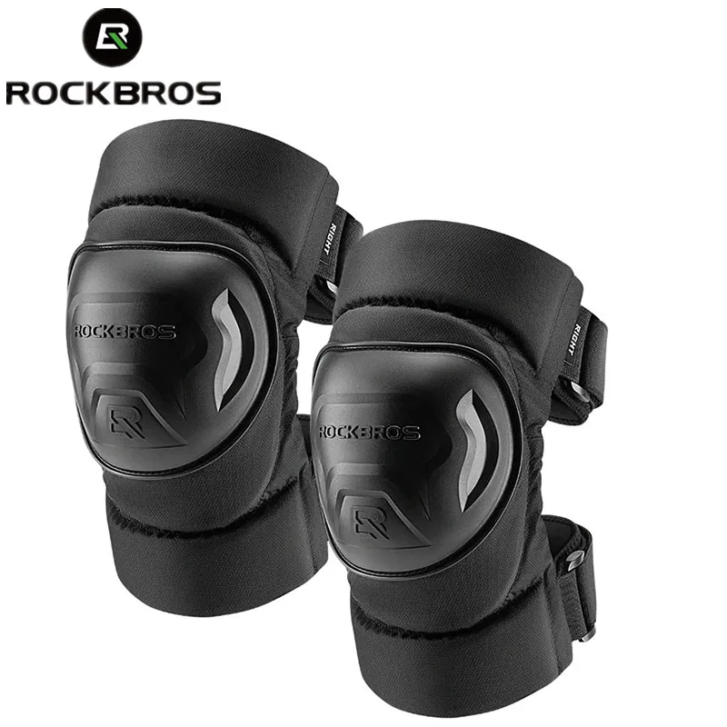 ROCKBROS Motocycle Kneepad Anti-fall Shockproof Protective Knee Pads Reflective Scooter Motor Guards Gear Cycling Knee Pads