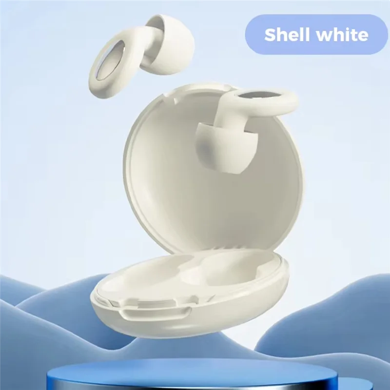 

B04B-Anti Noise Ear Plugs For Sleep Silicone Earplugs Swimming Waterproof Ear Protector Noise Canceling Soundproof