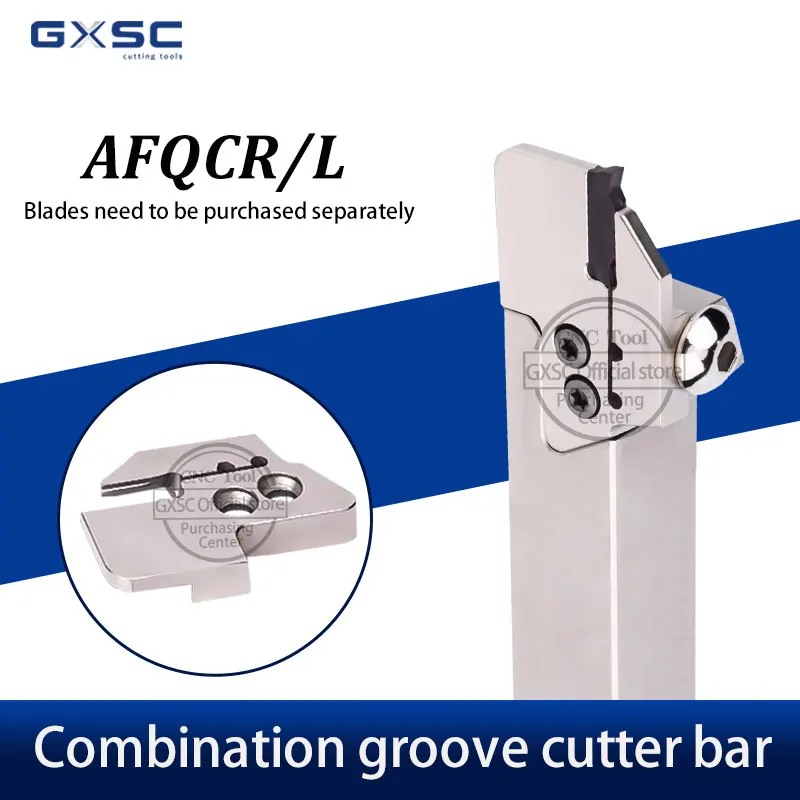 AFQCR/L1616 2020 2525 3232B Lathe Combinatorial Change The Head Grooving Cutter Holder MGMN-1.5T5R 6T45L Cutting Tool Blade Head