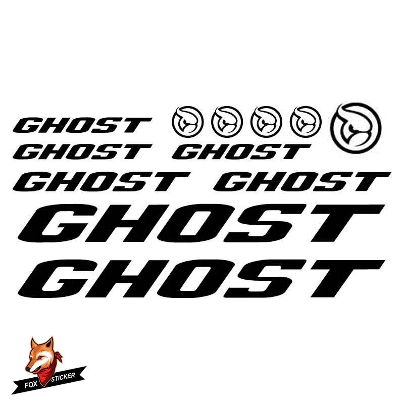 

Bicycle Frame Stickers Road Mountain Bike MTB Track Bike TT Bike Cycle Decal Reflective Stickers for GHOST Bike Sticker